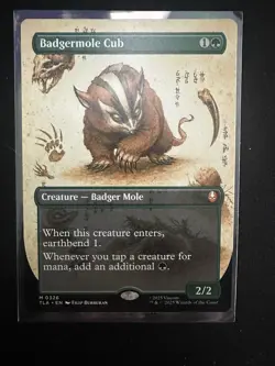 Badgermole Cub (Borderless) Mythic - Avatar: The Last Airbender Full Art - Image 1