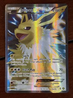 Pokemon Generations Promo Jolteon Ex 28a/83 Full Art Holo Rare - Image 1