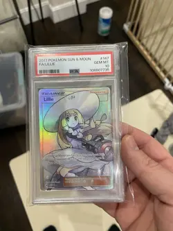 Pokemon Lillie Full Art Ultra Rare Card SM Base Set #147/149 PSA 10 - Image 2