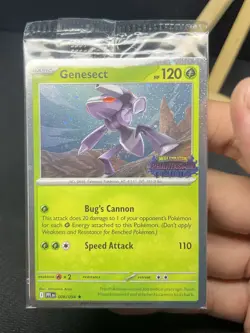 Pokemon Phantasmal Flames Genesect 008/094 Promo Stamped Sealed TCG fart swirl - Image 4