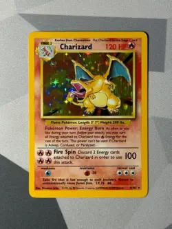 Pokemon Cards Charizard 4/102 Base Set Rare - Image 1