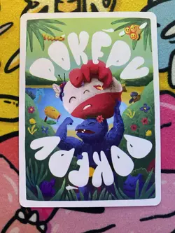 Pokepu - Spleshy EX (Vaporeon) 65/77 - Derpy Pokemon Parody / Fan Art Card - Image 2