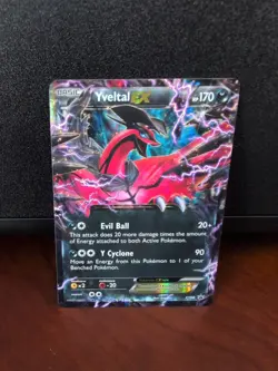 Pokemon Yveltal EX Promo XY08 XY Holo NM - Image 1