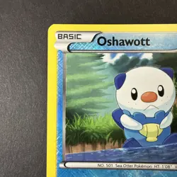 Pokemon TCG 2011 CROSS HATCHED LEAGUE CUP PROMO OSHAWOTT 27/114 Reverse Holo - Image 2