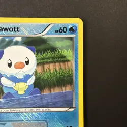 Pokemon TCG 2011 CROSS HATCHED LEAGUE CUP PROMO OSHAWOTT 27/114 Reverse Holo - Image 5