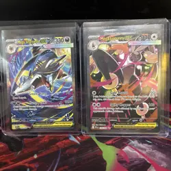 Pokemon TCG Mega Sharpedo EX 127/094 Mega Lopunny EX 128/094 SIR NM - Image 1