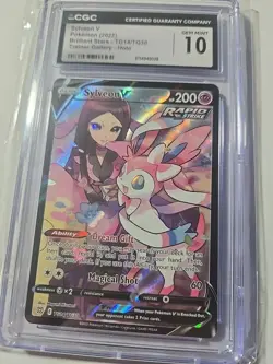Sylveon V TG14/TG30 - Pokemon Brilliant Stars: Trainer Gallery CGC 10 Gem Mint - Image 1