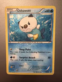 Oshawott - BW08 - Holo Rare - Black & White - Black Star Promo - Pokemon - 2011 - Image 1
