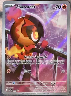 Charcadet 022 Pokemon Phantasmal Flames Elite Trainer Box ETB Black Star Promo - Image 1