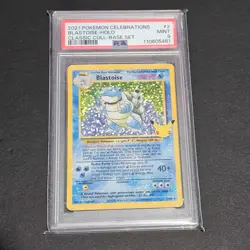 Pokemon Celebrations Classic Collection Blastoise 2/102 - PSA 9 - Image 1