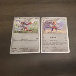 Bisharp 149/197 Pawniard 148/197 (Cosmos Holo) Pokemon Promo Obsidian Flames NM - Image 1