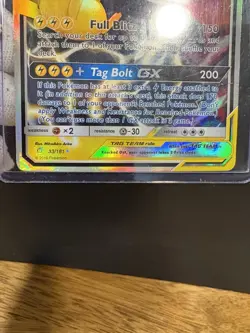 🔥RARE!🔥2019 Pokemon Pikachu & Zekrom GX Tag Team Sun & Moon Holo 33/181 - Image 4