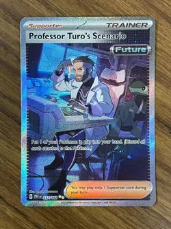 Pokemon Professor Turo's Scenario 257/182 Special Illustration Paradox Rift (NM) - Image 1
