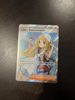 Mega Evolution Lillie's Determination 169/132 Holo Ultra Rare Pokemon TCG - Image 1