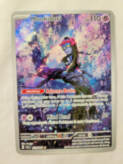 Pokemon Full Art/Illustration Rare Holo Munkidori (072/064) Shrouded Fable (LP+) - Image 2