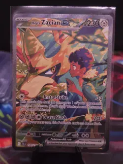 Hop's Zacian EX 186/159 Special Illustration Rare Journey Together Pokemon - Image 2
