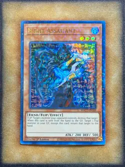 Yugioh Night Assailant HAC1-EN009 Duel Terminal Ultra Rare 1st Ed NM - Image 1