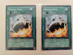 2x Yugioh! Mystik Wok AST-036 Common LP - Image 1
