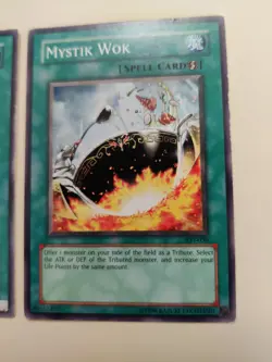 2x Yugioh! Mystik Wok AST-036 Common LP - Image 3