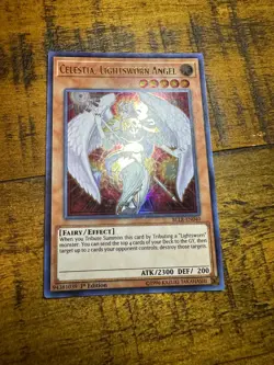 Celestia, Lightsworn Angel BLLR-EN040 1st Edition Ultra Rare PL + BONUS - Image 1