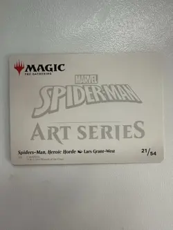 Spiders-Man, Heroic Horde Art Card Art Series: Marvel's Spider-Man Regular - Image 4
