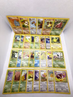 WOTC Pokemon Jungle Master Set 30 of 64 Cards (46%) Complete No Duplicates - Image 1