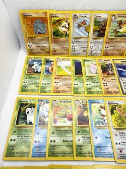 WOTC Pokemon Jungle Master Set 30 of 64 Cards (46%) Complete No Duplicates - Image 2