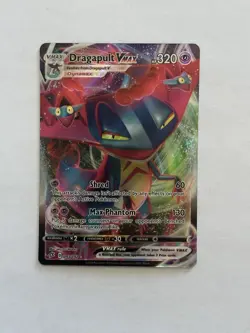 Pokemon TCG Dragapult VMAX Holo Ultra Rare Card Rebel Clash 093/192 NM Condition - Image 1