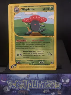 Pokemon Card Vileplume 69/165 Non Holo Rare Expedition Base Played - Image 1