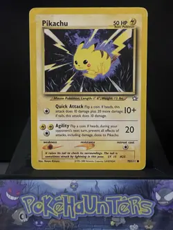 Pokemon Card Pikachu 70/111 Neo Genesis WOTC Played 2 - Image 1
