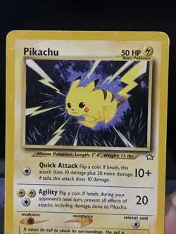 Pokemon Card Pikachu 70/111 Neo Genesis WOTC Played 2 - Image 2
