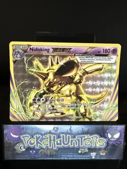 Pokemon Card Nidoking BREAK 46/108 XY Evolutions Rare L/P - Image 1