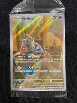 Mimikyu 075 Sv: Scarlet & Violet Promo Card Illustration Rare SEALED - Image 1