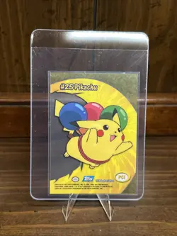 2000 Topps Pokemon Pikachu #PC1 #25 TV Animation Clear Card NM - Image 2