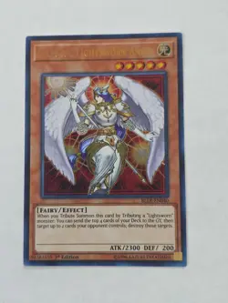 1ST EDITION CELESTIA, LIGHTSWORN ANGEL 1996 BLLR-EN040 YUGIOH CARD - Image 1