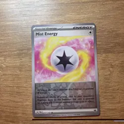 161/162 MIST ENERGY REVERSE HOLO TEMPORAL FORCES POKEMON CARD - Image 1