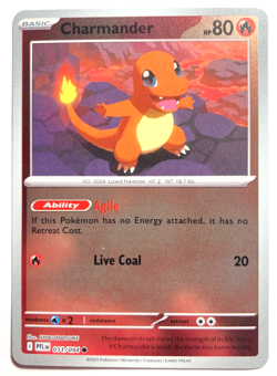 Pokemon Charmander! + FREE extra Rare card! - Image 1