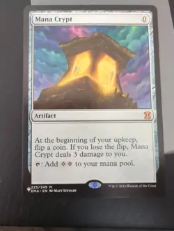 MTG Magic the Gathering Mana Crypt. Mystery Booster The List. - Image 1