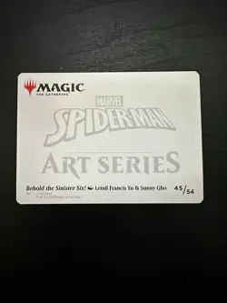 Behold the Sinister Six Magic the Gathering Marvel's Spider-Man Art Series 45/54 - Image 4