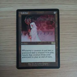 MTG Urza's Saga Lifeline 299/350 Vintage Magic the Gathering LP - Image 1