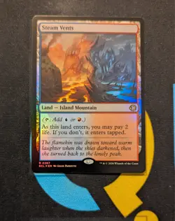 Steam Vents Foil Rare ECL 267 Lorwyn Eclipsed MTG - Image 1