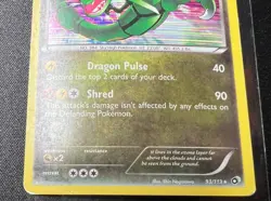 Pokemon RAYQUAZA Card 93/113 Holo Rare Legendary Treasures LP Unlimited English - Image 2
