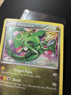 Pokemon RAYQUAZA Card 93/113 Holo Rare Legendary Treasures LP Unlimited English - Image 5