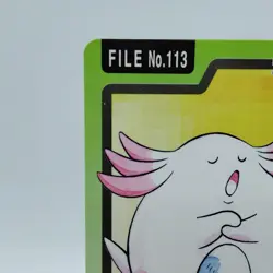 Pokemon Cards Bandai Carddass Chansey File No.113 1997 Poor Japanese i642 - Image 2