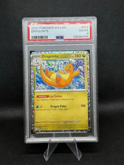 2025 POKEMON M24 EN DRAGONITE 012/015 HOLO RARE PSA 4 - Image 1