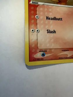 Pokemon TCG Charmander FireRed & LeafGreen 58/112 Reverse Holo Common 2004 50 HP - Image 3