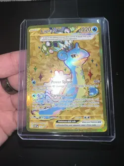 Lapras ex SVP164 Scarlet & Violet Black Star Promo Pokemon Card Mint - Image 1