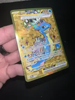 Lapras ex SVP164 Scarlet & Violet Black Star Promo Pokemon Card Mint - Image 3