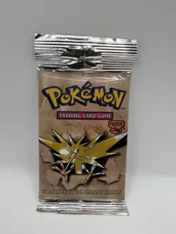 Vintage WOTC - Pokemon Fossil Booster Pack - Long Crimp FACTORY SEALED - Image 1
