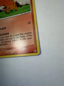 Pokemon TCG Vulpix Hidden Legends Reverse Holo 81/101 2004 50 HP Common - Image 2